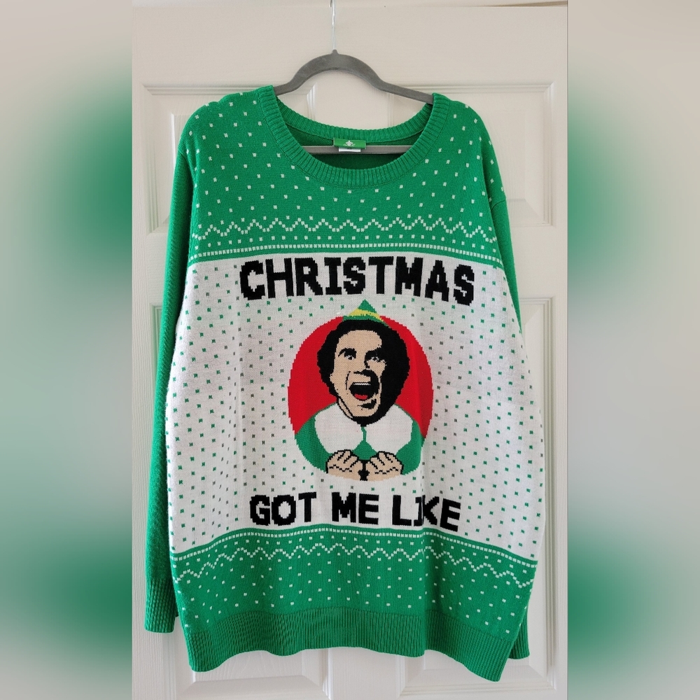 2X ELF 'Christmas Got Me Like' Ugly Christmas Sweater
